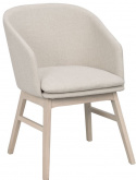 Fauteuil \'Windham\' - Beige/Pigmenté blanc
