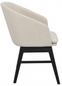 Fauteuil \'Windham\' - Beige/Noir