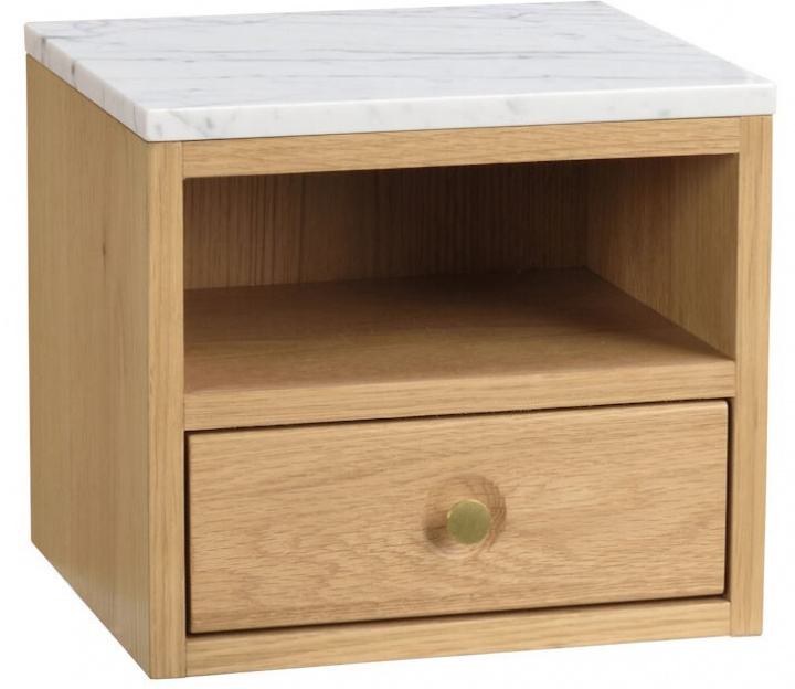 Table de nuit \'Whitmore\' - Chêne dans le groupe Meubles / Tables / Tables de chevet chez Reforma (120766)