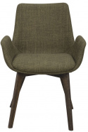 Fauteuil \'Drimsdale\' - Vert/Brun