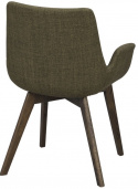 Fauteuil \'Drimsdale\' - Vert/Brun