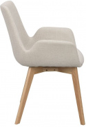 Fauteuil \'Drimsdale\' - Beige/Chêne