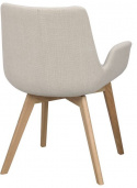 Fauteuil \'Drimsdale\' - Beige/Chêne