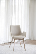 Fauteuil \'Drimsdale\' - Beige/Blanc pigmenté