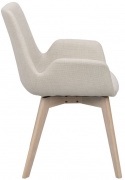 Fauteuil \'Drimsdale\' - Beige/Blanc pigmenté