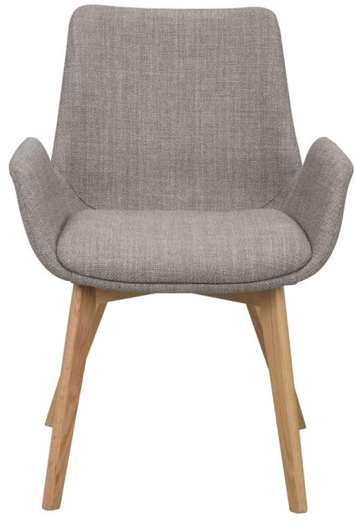 Fauteuil \'Drimsdale\' - Gris/Chêne dans le groupe Meubles / Meubles d\'assise / Chaises chez Reforma (120808)