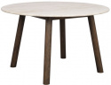 Table à manger \'Taransay\' Ronde 125cm - Beige/Brun