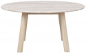 Table basse \'Taransay\' Ronde 90cm - Beige/Pigmenté blanc