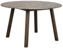Table à manger \'Taransay\' Ronde 125cm - Marron