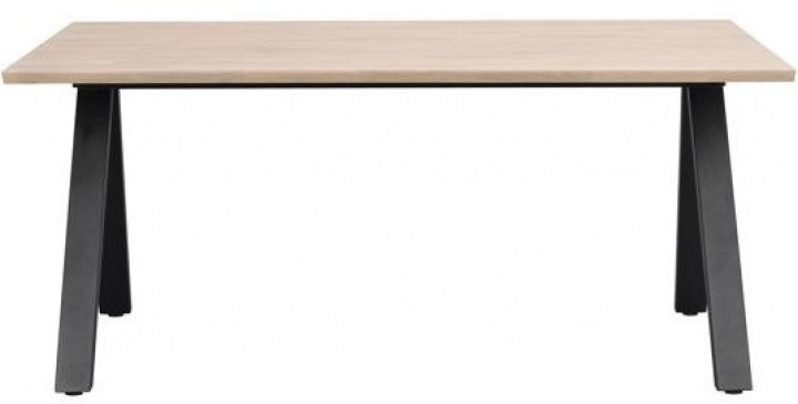 Table à manger \'Carradale\' 170x100cm - Pigmenté blanc/Pieds en V dans le groupe Meubles / Tables / Table à manger chez Reforma (120880)