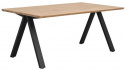 Table à manger \'Carradale\' 170x100cm - Chêne/Pieds en V