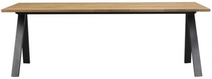 Table à manger \'Carradale\' 220 cm - Chêne/Pieds en V dans le groupe Meubles / Tables chez Reforma (120895)