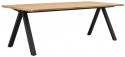 Table à manger \'Carradale\' 220 cm - Chêne/Pieds en V