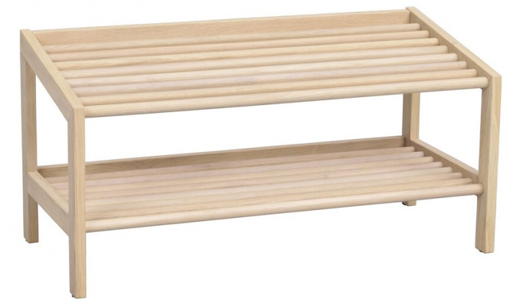 Étagère à chaussures \'Hillmond\' - Chêne clair dans le groupe Meubles / Étagères & rangement / Étagères à chapeaux et à chaussures chez Reforma (121051)