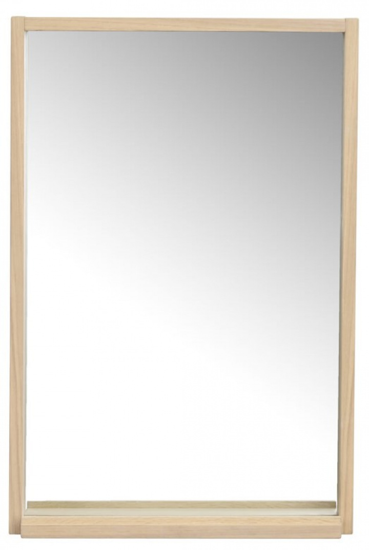 Miroir \'Hillmond\' 60x40cm - Chêne clair dans le groupe Décoration / Décoration / Miroirs chez Reforma (121056)