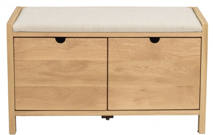 Banc d\'entrée \'Hillmond\' - Chêne dans le groupe Meubles / Étagères & rangement / Étagères à chapeaux et à chaussures chez Reforma (121062)