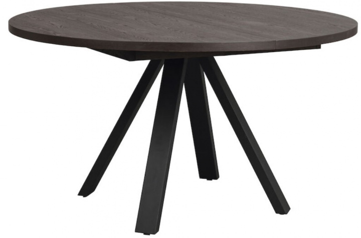 Table à manger \'Maddock\' Ronde 135cm - Chêne foncé dans le groupe Meubles / Tables / Tables rondes chez Reforma (121127)
