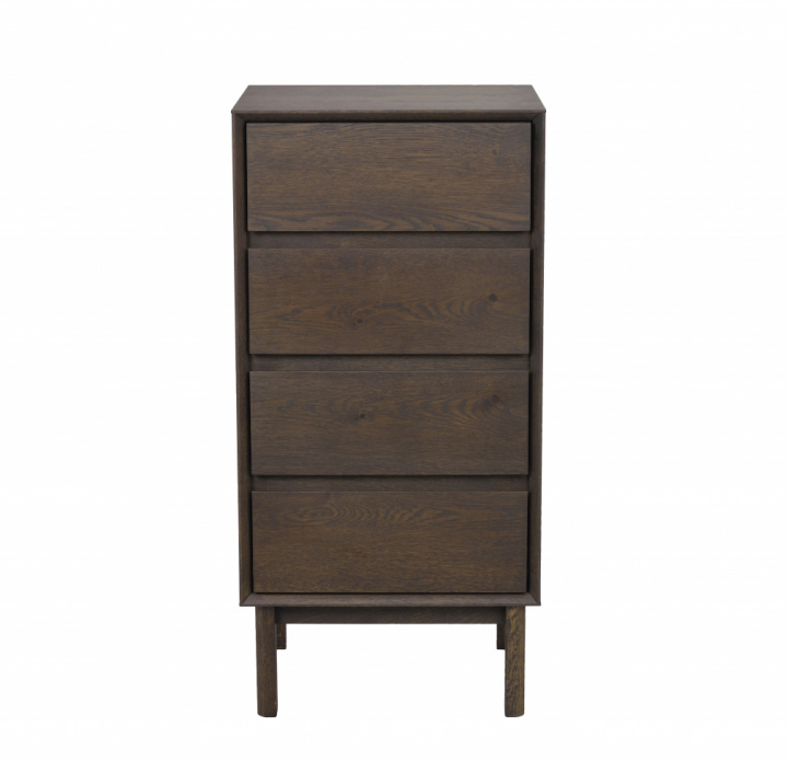 Commode \'Mackay\' 4T - Brun dans le groupe Meubles / Étagères & rangement / Commodités chez Reforma (121191)