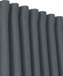 Paquet de 2 rideaux \'Greenwich\' 140x280 - Gris foncé