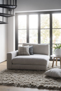 Chaiselongue \'Duncan\' V - Gris clair