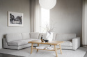 Canapé d\'angle 1 place \'Duncan\' - Gris clair