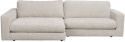 Canapé 3 places \'Duncan\' Chaiselongue V - Gris clair
