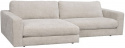 Canapé 3 places \'Duncan\' Chaiselongue V - Gris clair