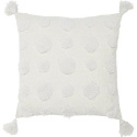 Housse de coussin \'Pom\' 45x45 - Blanc