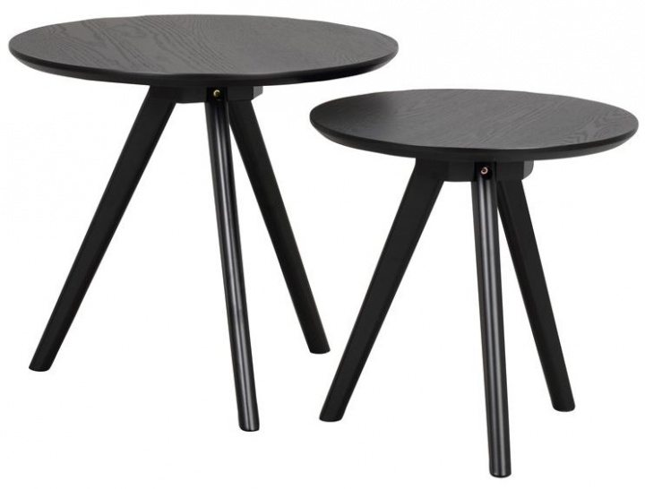 Table basse \'Yumi\' 2 pièces - Noir dans le groupe Meubles / Tables / Table basse chez Reforma (123556)