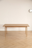 Table à manger \'Saba\' 180x90 cm - Chêne