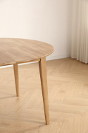 Table à manger \'Saba\' ronde 120 cm - Chêne