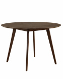 Table à manger \'Luma \' Ronde 115 cm - Noyer