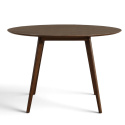 Table à manger \'Luma \' Ronde 115 cm - Noyer
