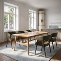 Table à manger \'Alfors\' 210x100cm - Naturel