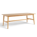 Table à manger \'Alfors\' 210x100cm - Naturel