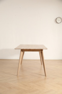 Table à manger \'Line\' 180 cm - Blanc pigmenté