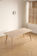 Table à manger \'Line\' 180 cm - Blanc pigmenté