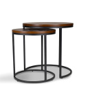 Table basse \'Prime\' S 2 pièces - Noyer