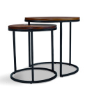 Table basse \'Prime\' S 2 pièces - Noyer