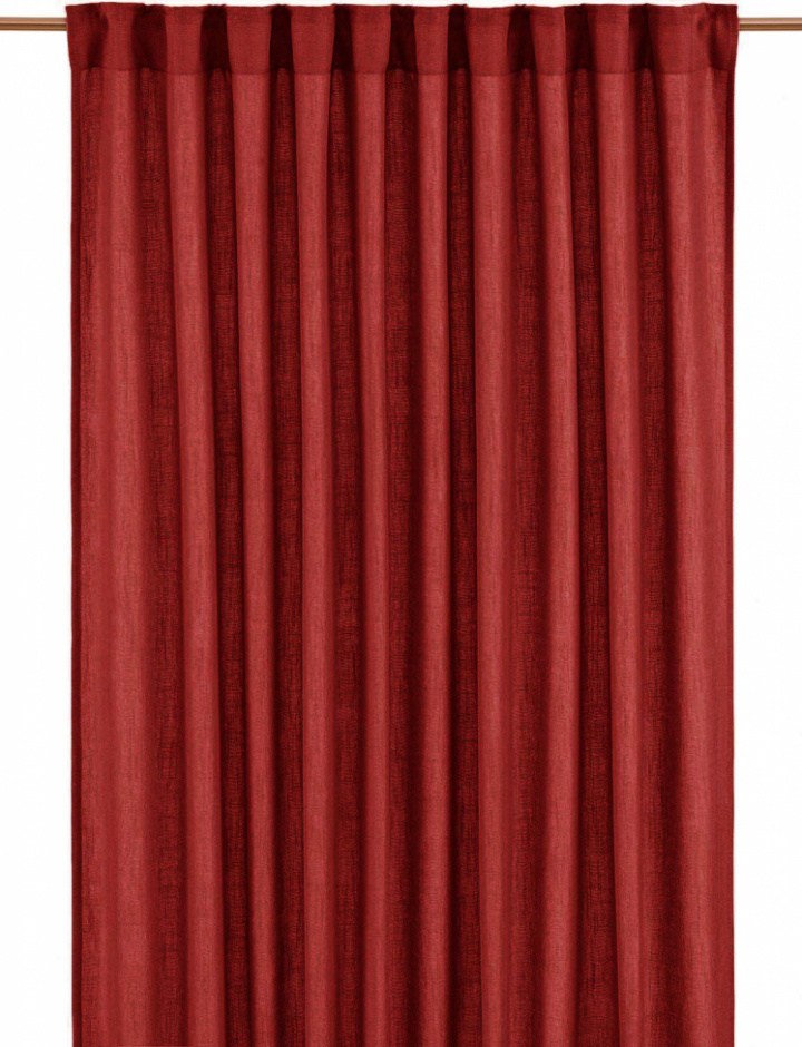 Paquet de 2 Rideau \'Cecil\' 140x260 - Rouge dans le groupe Décoration / Textiles / Rideaux chez Reforma (1339-20-004)