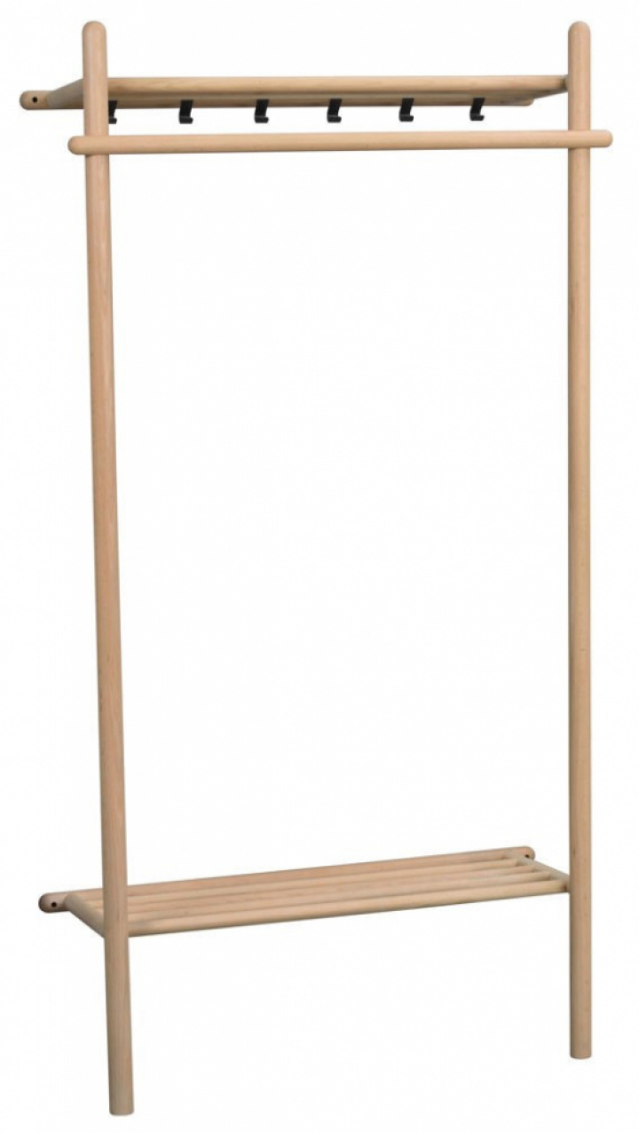 Porte-vêtements \'Milford\' - Chêne dans le groupe Meubles / Étagères & rangement / Étagères à chapeaux et à chaussures chez Reforma (134266)