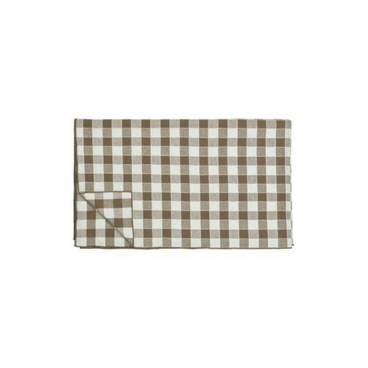 Nappe \'Mary\' 140x250 - Brun dans le groupe Décoration / Textiles / Nappes chez Reforma (1369-85-022)