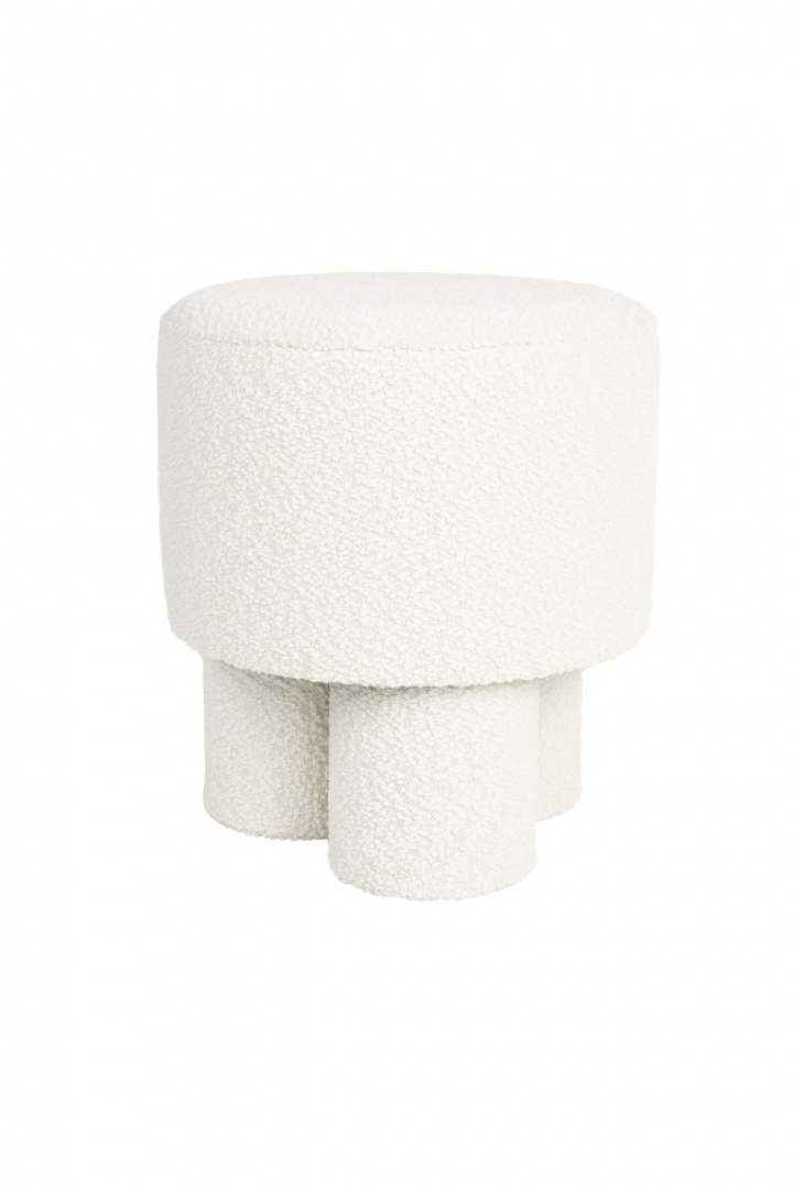 Pouf \'Marcos\' - Blanc dans le groupe Meubles / Meubles d\'assise / Tabourets chez Reforma (1400042)