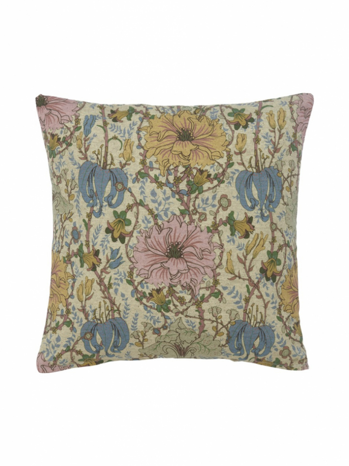 Housse de coussin \'Flore\' 45x45 - Jaune dans le groupe Décoration / Textiles / Housses de coussin chez Reforma (1464-47-133)