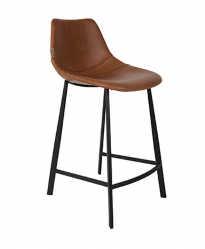 Tabouret \'Franky\' S - Cognac dans le groupe Meubles / Meubles d\'assise / Tabourets de bar chez Reforma (1500042)