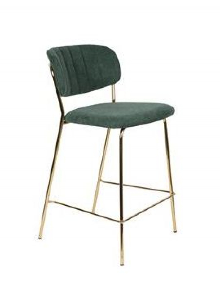 Tabouret \'Jolien\' - Vert/Or dans le groupe Meubles / Meubles d\'assise / Tabourets de bar chez Reforma (1500092)