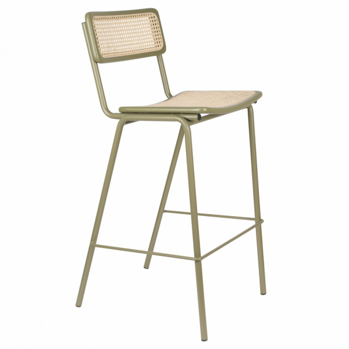Tabouret \'Jort\' - Naturel/Vert dans le groupe Meubles / Meubles d\'assise / Tabourets de bar chez Reforma (1500107)