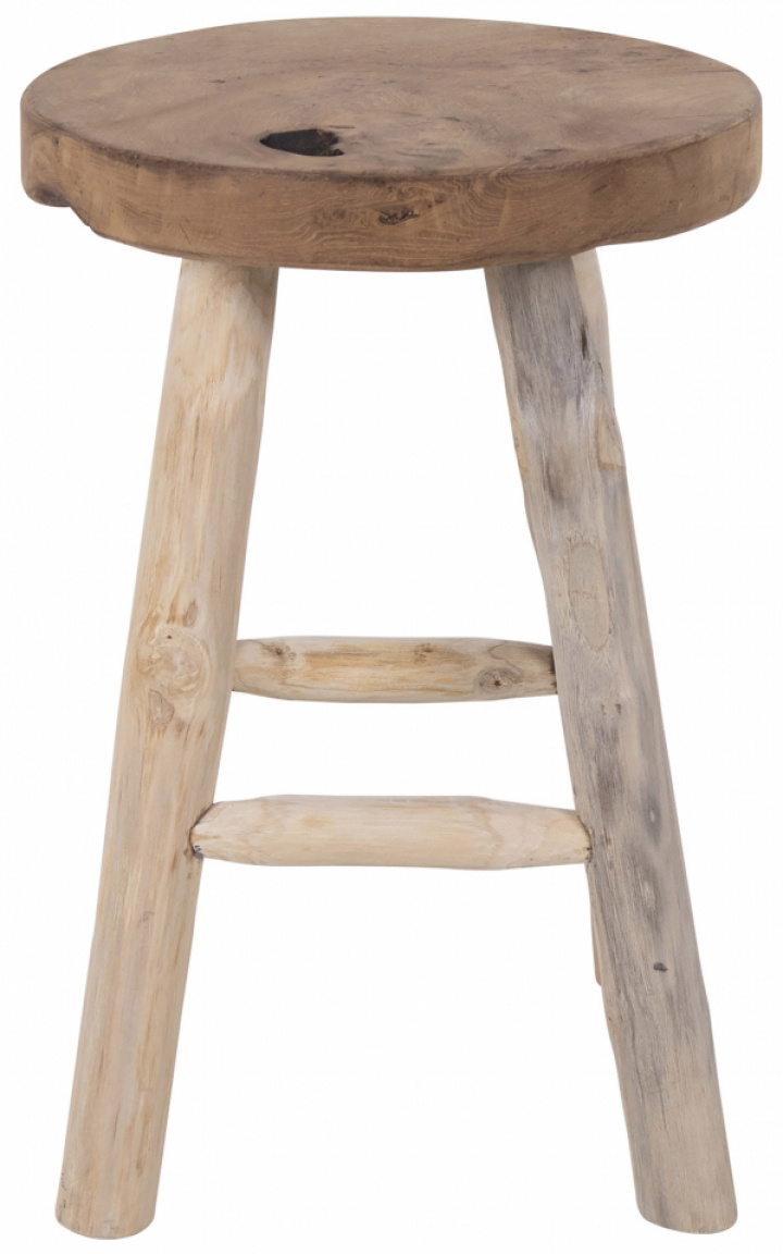 Tabouret \'Badia Teak\' - Naturel dans le groupe Meubles / Meubles d\'assise / Tabourets chez Reforma (1501100)