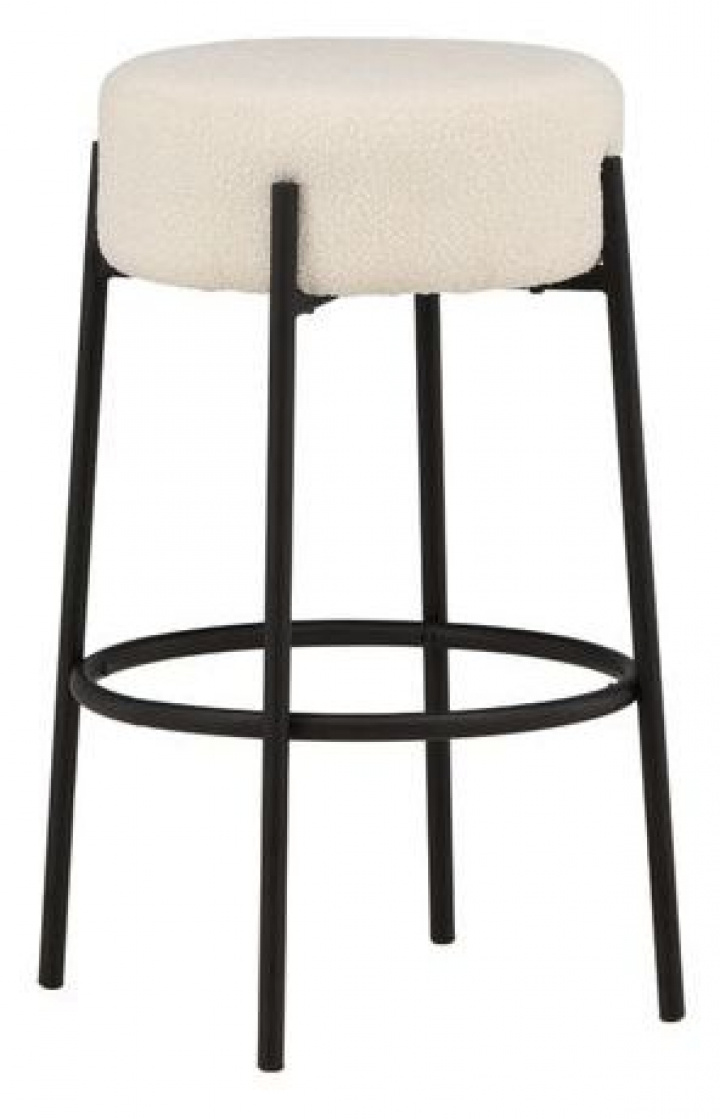 Tabouret \'Eigersund\' - Blanc dans le groupe Meubles / Meubles d\'assise / Tabourets de bar chez Reforma (15350-240)