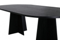 Table à manger \'Blomstermala\' 115x230cm - Noir